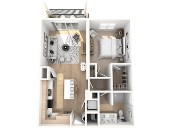 The Vanderbilt Floor Plan at The Palmeri Residences, Naples, FL, 34104
