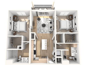 The Miramar Floor Plan at The Palmeri Residences, Naples, FL