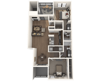 Garrison Floor Plan at Great Hills, Austin, 78759