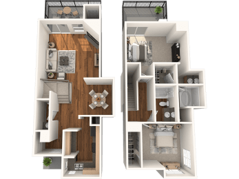 Barton Creek Floor Plan at Madison at the Arboretum, Austin, TX, 78759