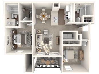 The Anderson Classic Floor Plan at Monterey Ranch, Austin, Texas