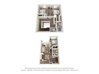 Kensington Floor Plan at Ballantrae Apartments, Florida, 32771