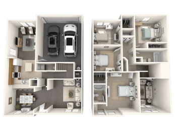 Banyan Floor Plan  at Floresta, Florida