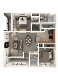 Calder Floor Plan at Estates at Heathbrook, Florida, 34474