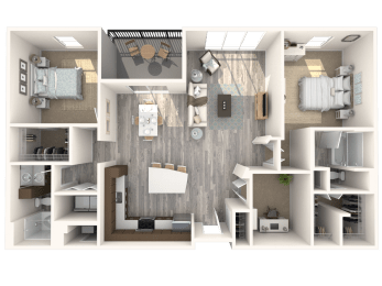 Chelsea Floor Plan at Paramount on Lake Eola, Orlando, FL