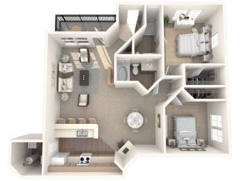 Cinnabar Floor Plan at Ashlar, Florida, 33907