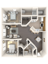 Cocoplum Floor Plan at Floresta, Jupiter, FL