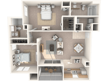 Cypress Floor Plan at Promenade at Reflection Lakes, Fort Myers