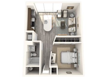 Delano Floor Plan at Paramount on Lake Eola, Orlando, Florida
