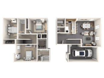 Dogwood Floor Plan at Floresta, Jupiter