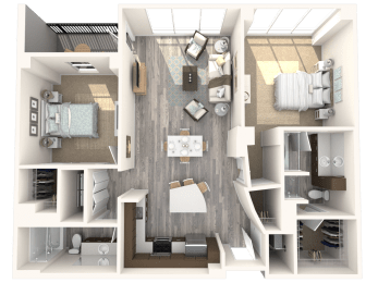 Kent Floor Plan at Paramount on Lake Eola, Orlando