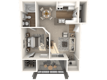 a floor plan of a 2100 sq ft apartment