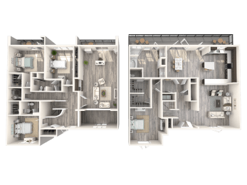 Penthouse Floor Plan at Paramount on Lake Eola, Orlando, FL, 32801