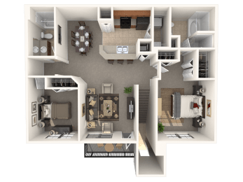 Radford Floor Plan at Estates at Heathbrook, Ocala, FL