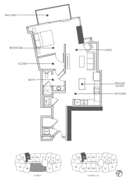 Residence 05 Floor Plan at Element, Florida, 33602