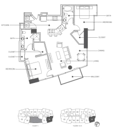 Residence 14 Floor Plan at Element, Tampa, FL
