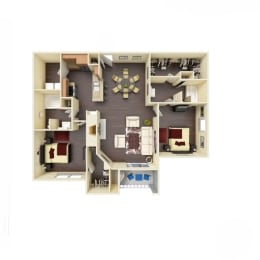 The Mopac Classic Floor Plan at River Stone Ranch, Austin