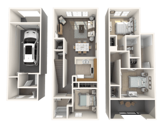 Sandalwood Floor Plan at Floresta, Jupiter, Florida