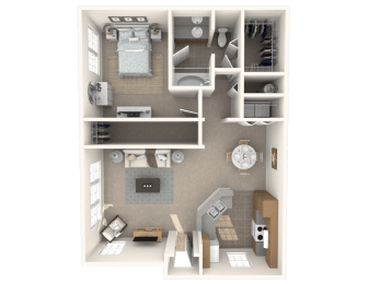 St Croix Floor Plan  at Bay Harbor, Fort Myers, Florida
