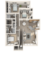 St Kitts Floor Plan  at Bay Harbor, Fort Myers, Florida