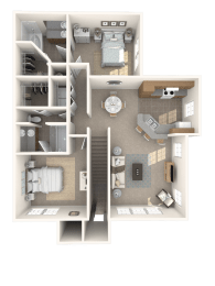 St Lucia Floor Plan  at Bay Harbor, Fort Myers, FL