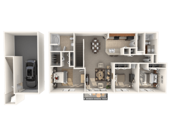 Steeplechase Floor Plan at Estates at Heathbrook, Florida