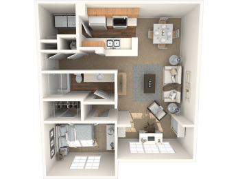 The Aspen Floor Plan at Grandeville on Saxon, Orange City, FL