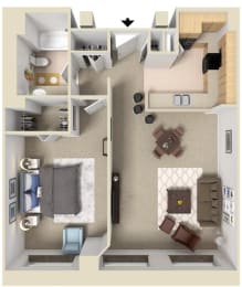 The Sanford Floor Plan at Bigelow Commons, Enfield, Connecticut