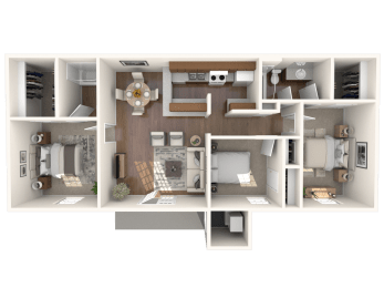 Begonia Floor Plan at Candlewood, Texas, 78412