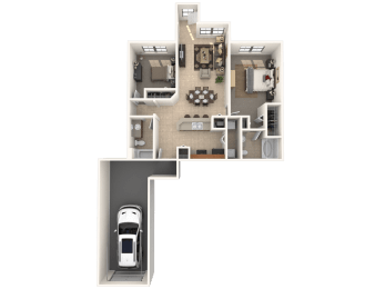 Wellington Floor Plan at Estates at Heathbrook, Florida, 34474