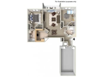 Curacao Floor Plan at Yacht Club, Bradenton, FL