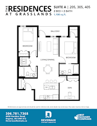 a floor plan of a 1 bedroom 2100 sq ft