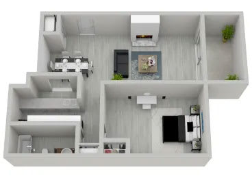 1 bed 1 bath A at The Onyx Hoover Apartments, Hoover, AL, 35216