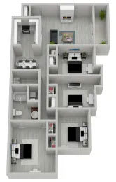 3 bed 2 bath at The Onyx Hoover Apartments, Hoover, 35216