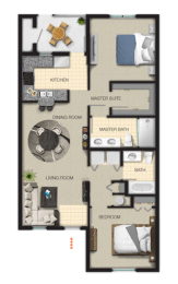 PRELUDE Floor Plan at Portofino Cove, Florida, 33916