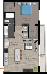 A5.1 Floor Plan at Quantum Apartments, Florida, 33304