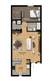 Floor Plan Martina at Portofino Landings, Florida, 34947