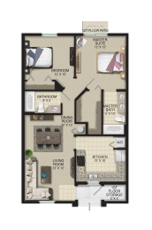 Floor Plan Barona 1 at Portofino Landings, Fort Pierce
