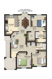 Floor Plan Casabella 2 at Portofino Landings, Fort Pierce, FL