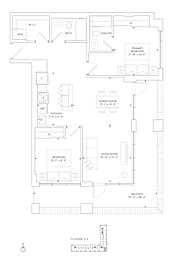 a floor plan of a house