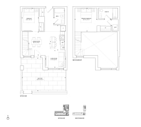 a black and white floor plan of a house