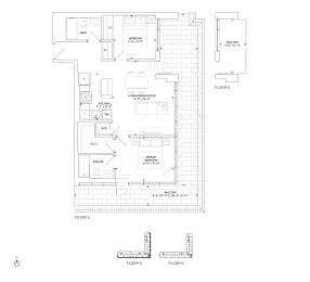 a floor plan of a house