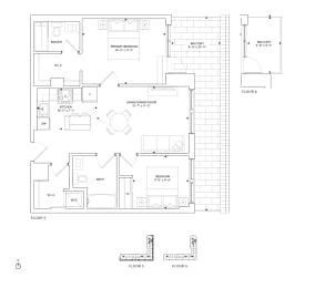 a floor plan of a house