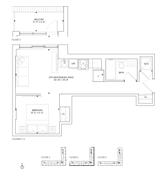 a floor plan of a house