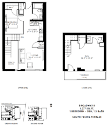  Floor Plan Broadway II - TH