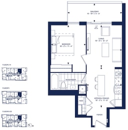 a floor plan of a house