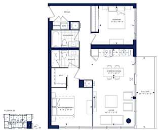 a floor plan of a house