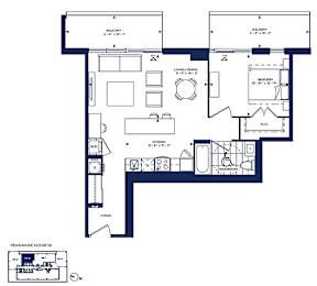 a blueprint of a floor plan of a house