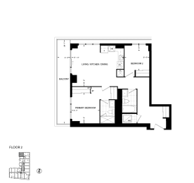  Floor Plan The Rose | Phase II