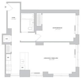 a blueprint of a floor plan of a house